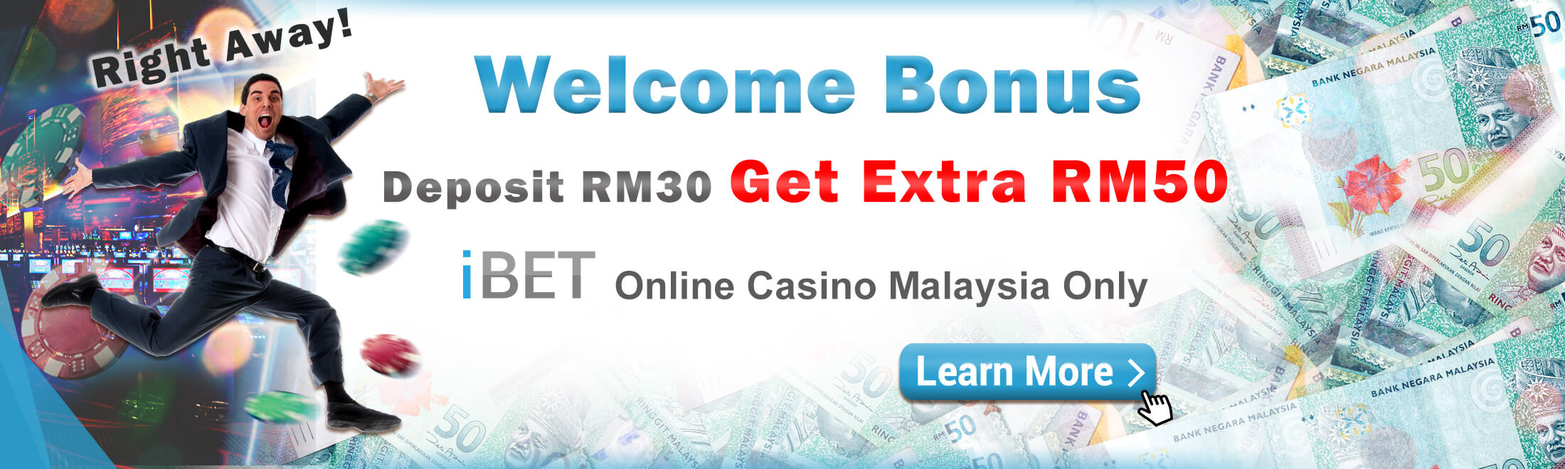 Free RM 50!!! iBET Online Casino Malaysia Only