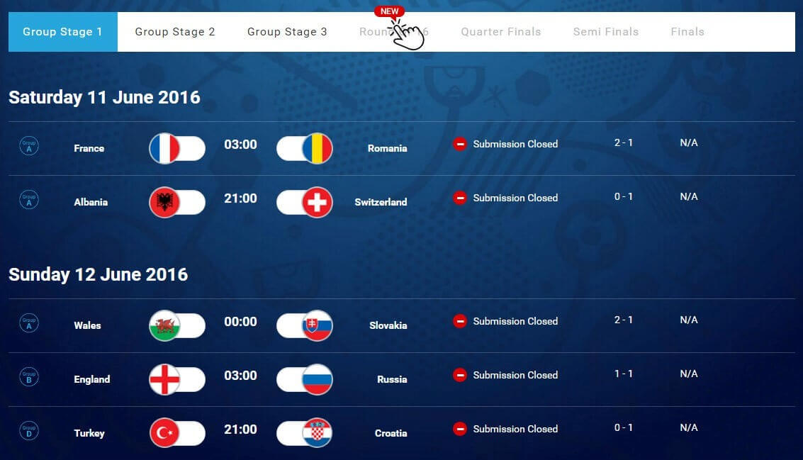 4Dresult iLEAGUE Euro 2016 Prediction Pomotion1