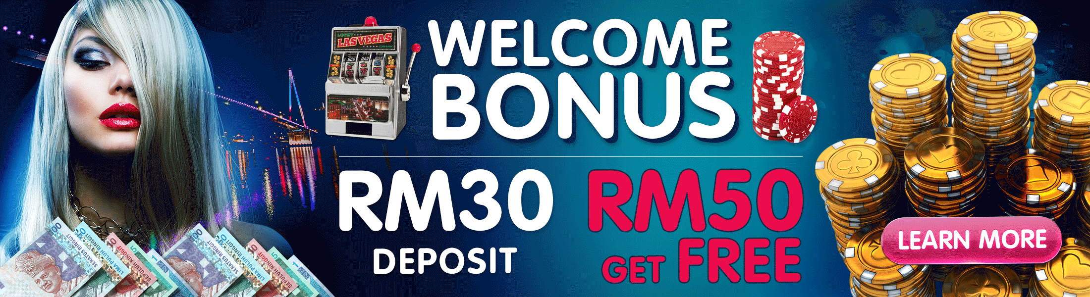 Deposit RM30 Free RM50 in-BET Online Casino Malaysia