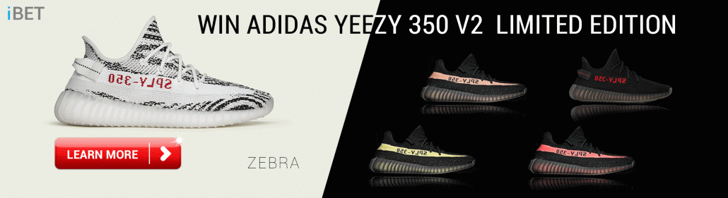 4D Result iBET Lucky Draw - ADIDAS YEEZY 350 V2