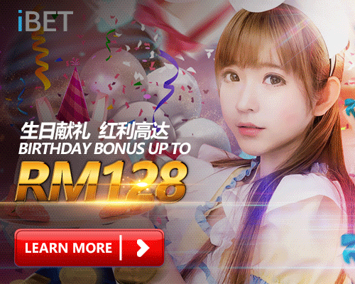 iBET Promotion give you Birthday Bonus Up To RM888	