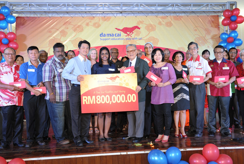 Online 4D Betting RM800,000 Chinese New Year aid for charities