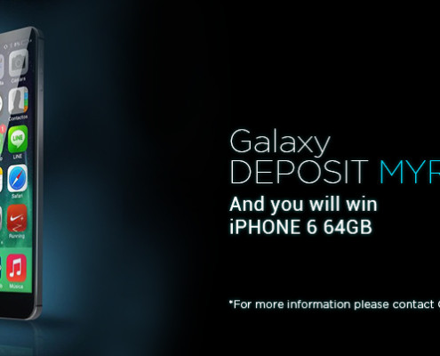 Galaxy Casino DEPOSIT MYR 666 iPHONE 6 64GB