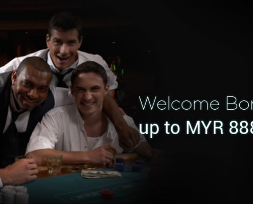 Galaxy Casino Welcome Bonus 100% up to MYR 888