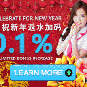 Best CNY Rebate Bonus Raise 0.1% Prize Promotion