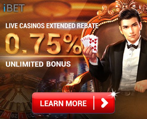 Live Casino Rebate 0.75% Bonus By iBET 4D Result